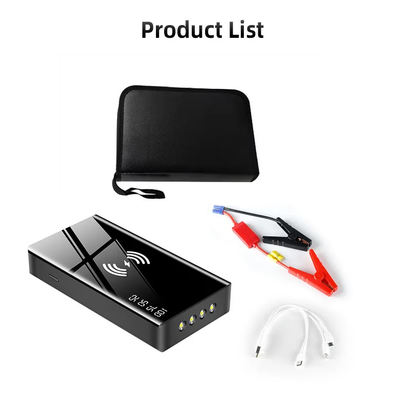 

New 20000mAh Car Starter Power Pack Portable Car Battery Booster Charger 12V Starting Device Petrol Diesel Car Jump Starter