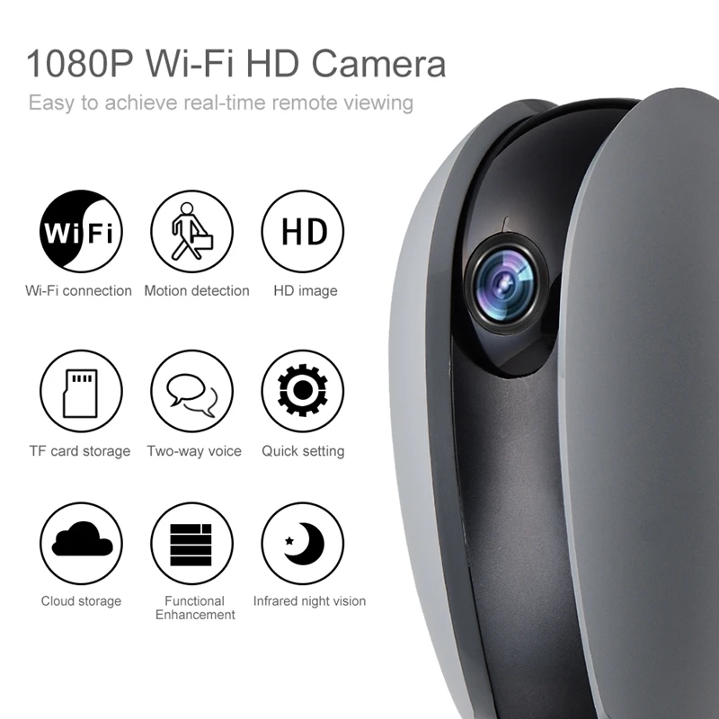 Wi-Fi ip-камера 1080P няня камера домашняя 2 4G беспроводная ночное видение детский