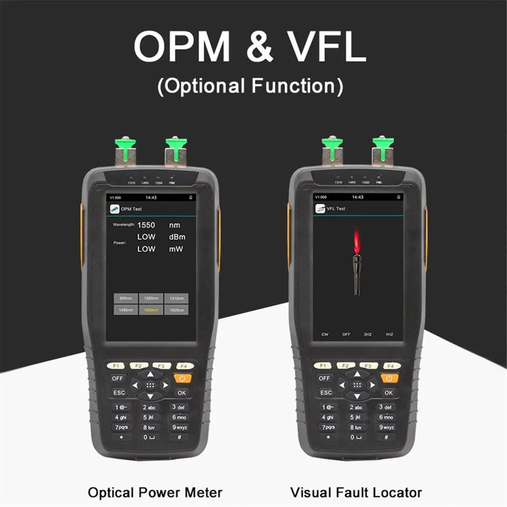 TM70B-OV1 PON измеритель мощности тестер оптического волокна 1310/1490/1550nm автоматическое