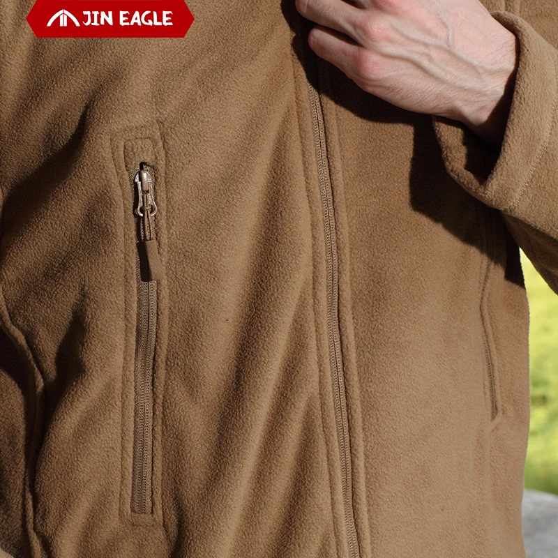 

Army Tactical Windproof Winter Airsoft Thermal Fleece Clothes men Pilot Hood Coat Military Field bomber Sports Hooded Jacket