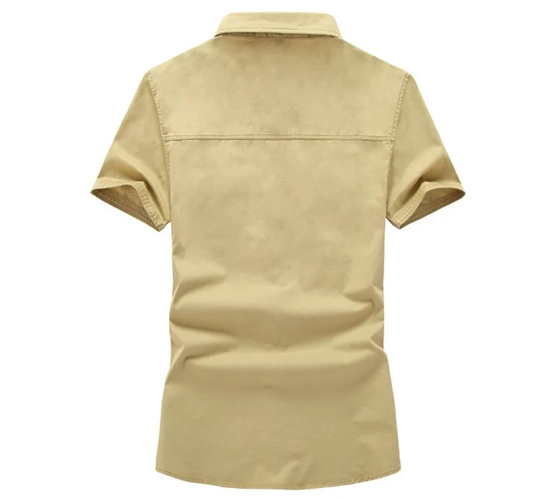 Мужская рубашка с коротким рукавом повседневная | одежда