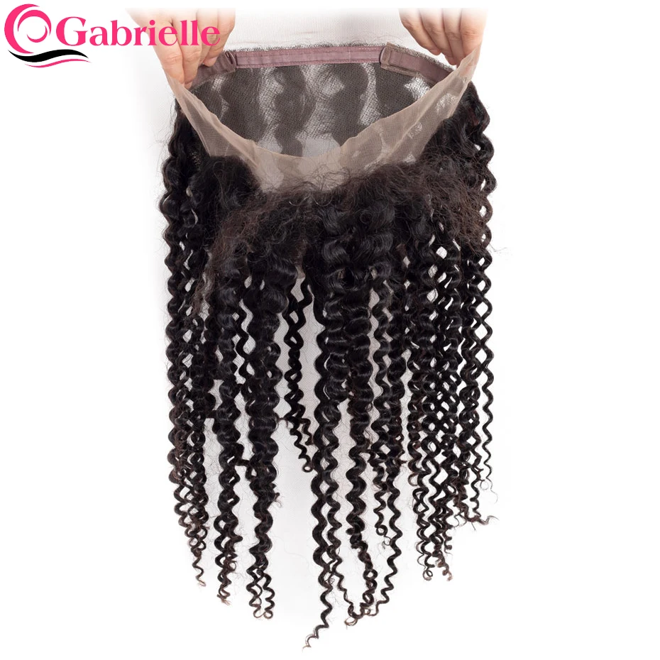 Габриэль волосы 360 кружева фракционный бразильский кудрявый свободная часть 8 22