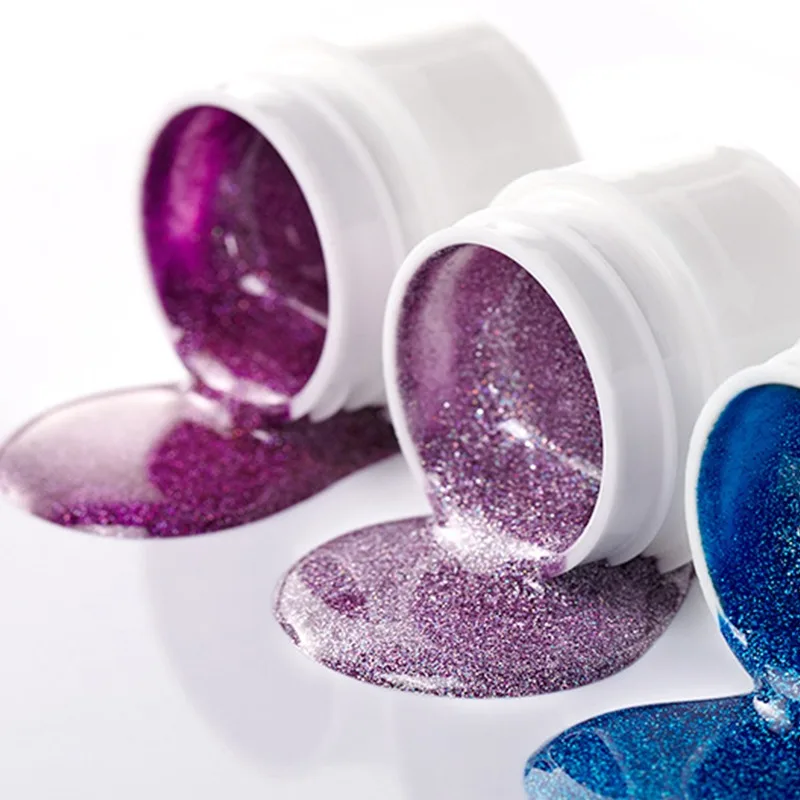 5ml Gel Nail Polish Semi-Permanent Varnish for extension Shiny Hybrid Glitter Painting UV nail polish For Manicure Art | Красота и