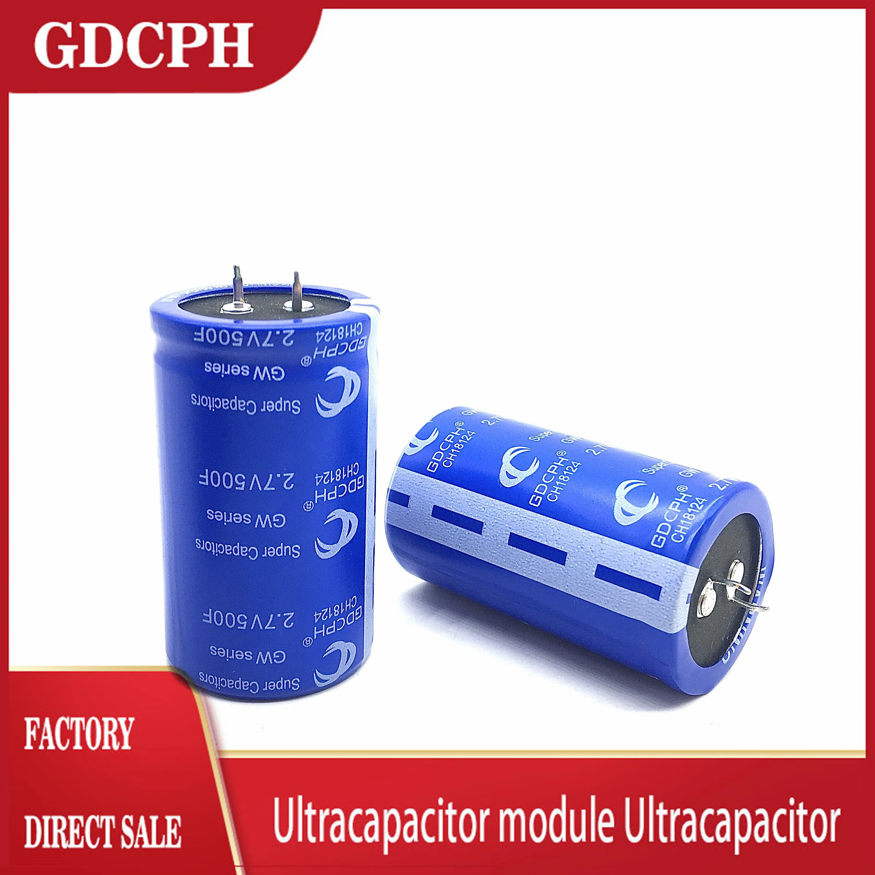 Конденсатор diymore Farad 2 7 в 500F 35*60 мм суперконденсаторы с сквозным отверстием общего