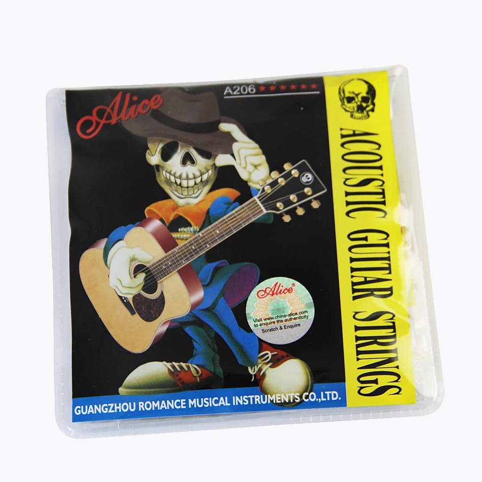 Alice A206 Профессиональный Классический акустический гитарный струнный стальной