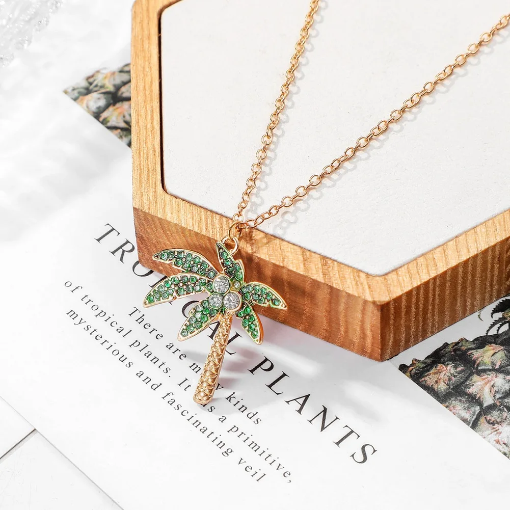 Модное индивидуальное ожерелье с подвеской в виде тропических животных и