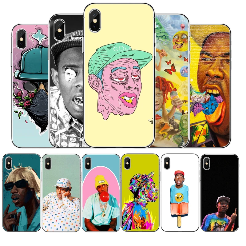 Мягкий Силиконовый ТПУ чехол с Тайлером The Creator для телефона iPhone XS MAx Xs Xr X 8 7 6 6S Plus 11