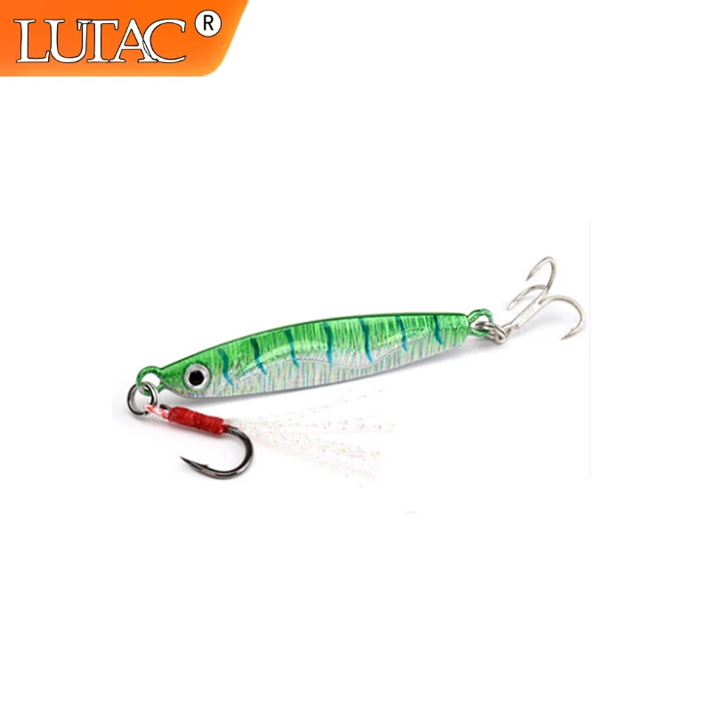 

Lutac Jig Lead Fishing Lure Sinking Pesca 50mm 7g Artificial Tackle Wobblers