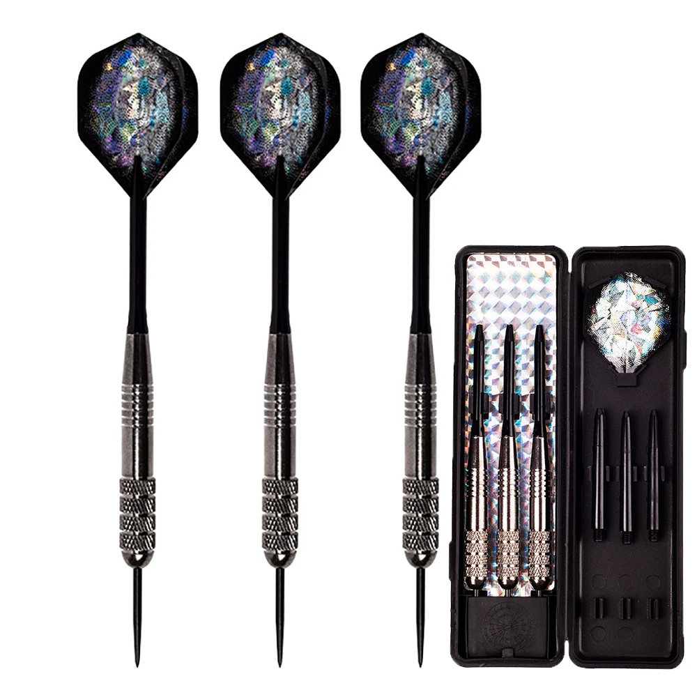 Набор профессиональных дротиков 27 г стальной наконечник железный цилиндр