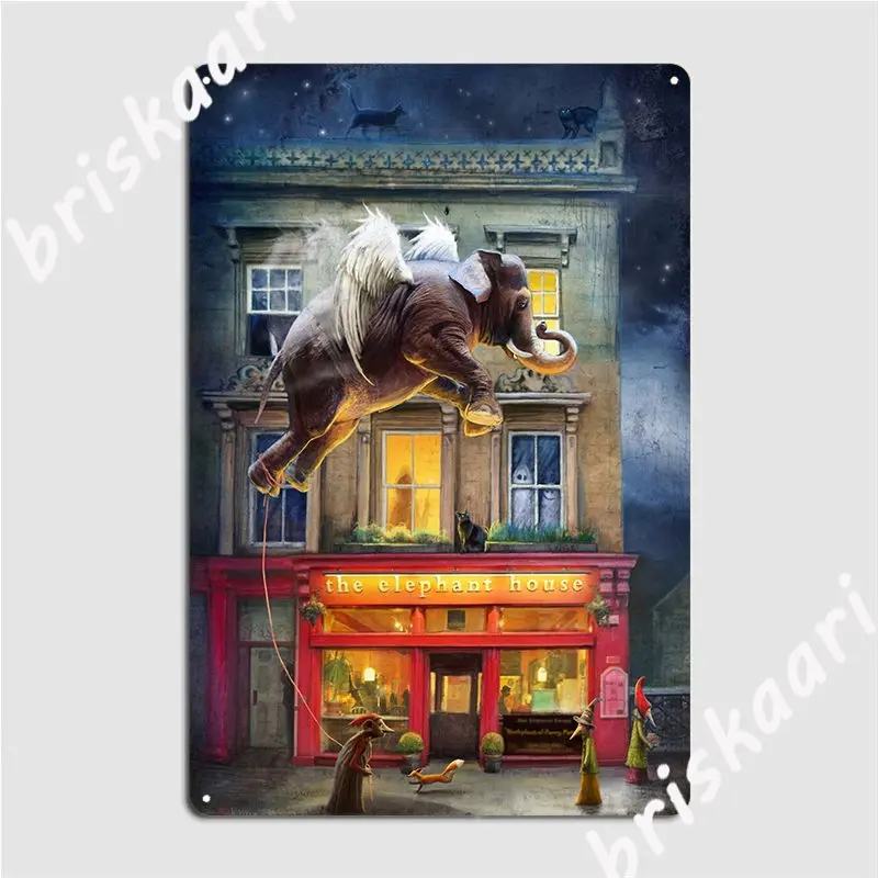 

Металлический знак в виде слона для кинотеатра