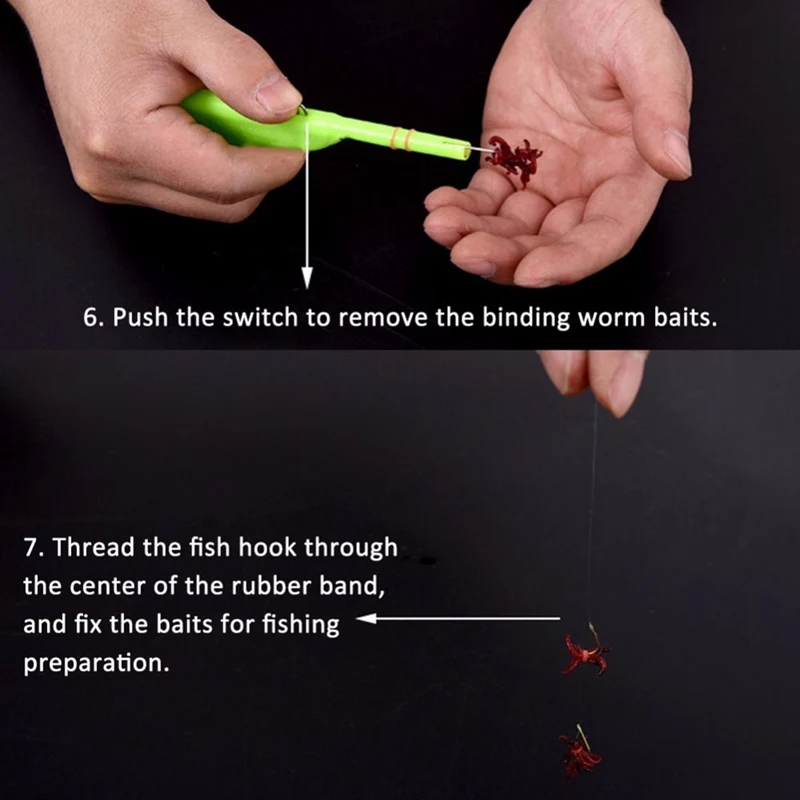 Профессиональный зажим для дождевого червя рыболовных приманок | Спорт и