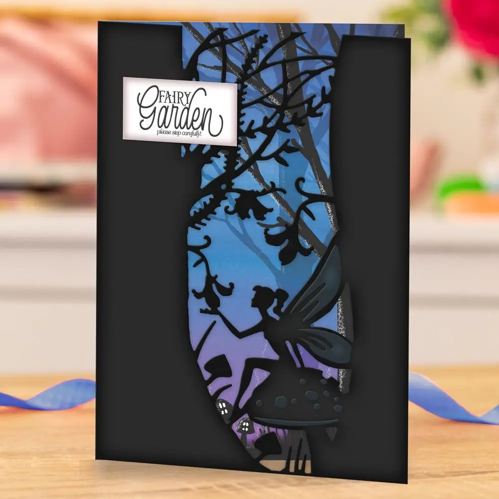 

Woodland fairy Metal Cutting Dies Scrapbooking Album Paper DIY Card Craft Embossing Die Cuts