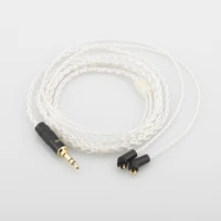 hi end 8 cores 7n occ silver plated headphone upgrade cable for er4p er4b er4s headphones