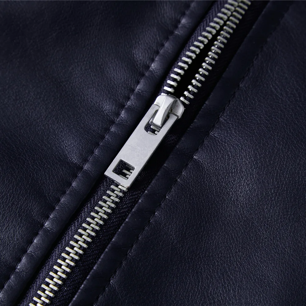 

2020 New Biker Mens Leather Jackets And Coats Multi Colors Velet Lining Chaqueta Motocross Hombre