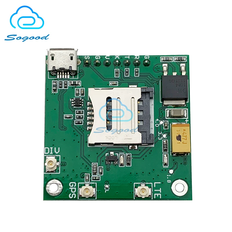 SIM7500A breakout board sim card slot SIM7500 EVB Board LTE Cat1 Module LGA LTE-FDD B2/B4/B12 UMTS/HSPA+ B2/B5 for North America |
