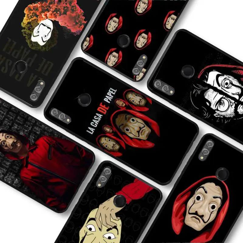 

Spain TV Money Heist House Paper La Casa de papel Case Phone Case For Huawei honor 10Lite 10i 20 8x 10 Funda for Honor 9