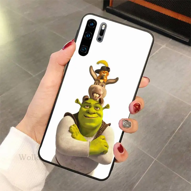 

Cartoon Moive Shrek Coon Phone Case for huawei mate 10 20 lite 20X 30 40 pro nax fundas cover