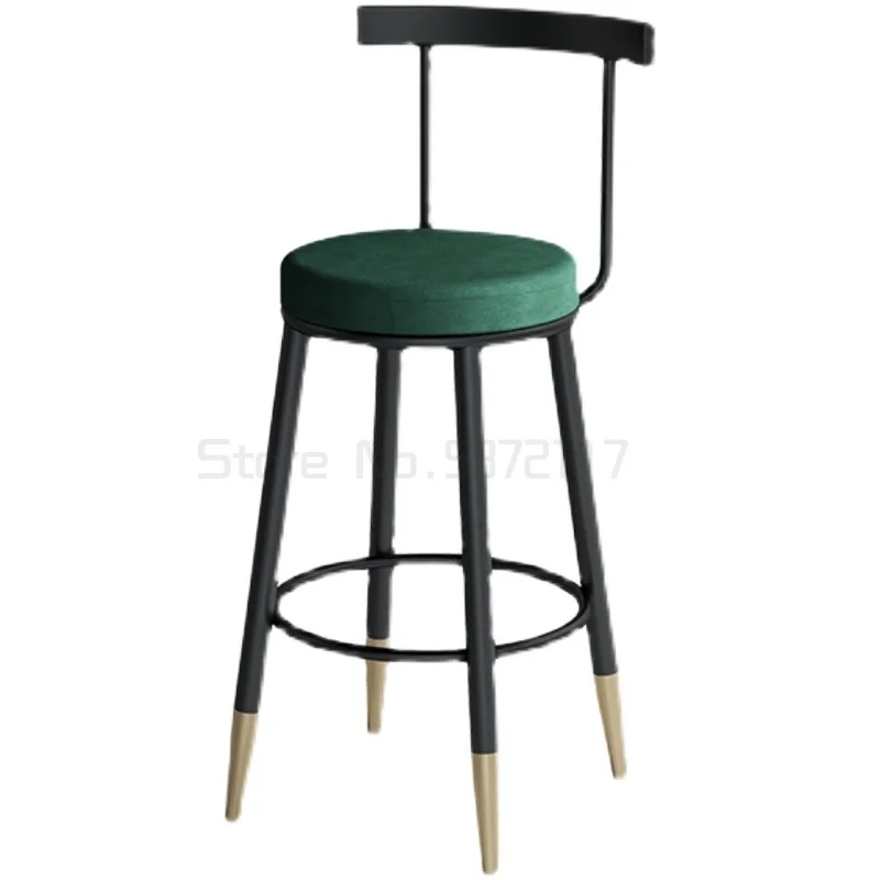 

Барный стул, высокий стул для бара, современный легкий роскошный простой бытовой стул