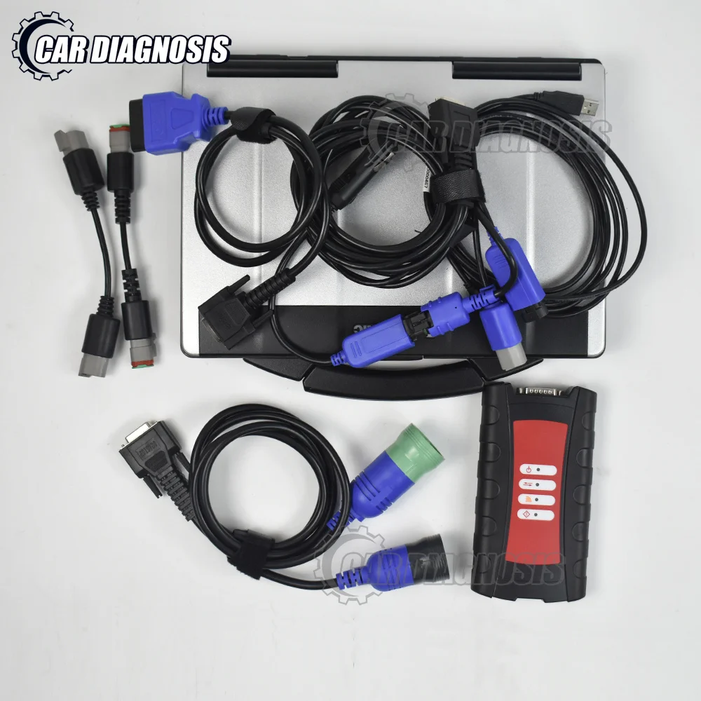 

Diagnostic scanner for INLINE 7 Data Link Adapter Diesel Truck Scanner inline 7 Heavy Duty Truck Diagnostic Tool + CF53 laptop