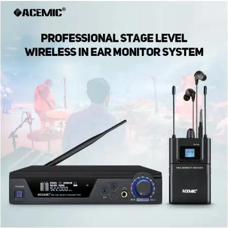 Беспроводная система EM-100-вкладышей с ЖК-дисплеем