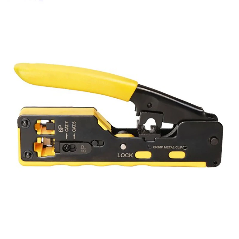 for rj45 tool network crimper cable crimping tools for rj45 cat7 cat6 cat5 rj11 rj12 modular plugs metal clips pliers free global shipping