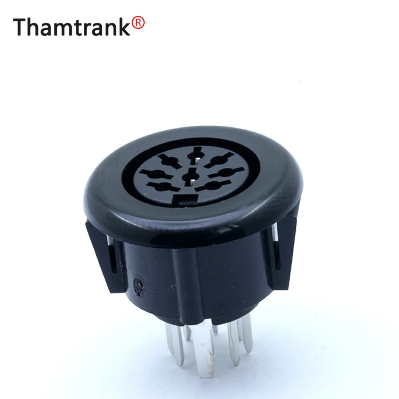 20 шт. 8pin Micro Power Socket S терминалы DIN Женский разъем PCB панель монтажный для