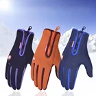 Зимние лыжные перчатки для мужчин и женщин, детские спортивные перчатки для сенсорного экрана и сноуборда, ветрозащитные зимние лыжные мотоциклетные перчатки для спорта на открытом воздухе
