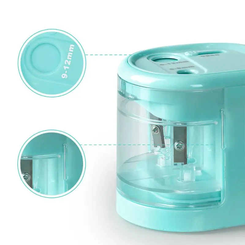 

Electric Pencil Sharpener Innovative Automatic Smart Double Hole School Office Stationery Stationery Student Gift Drop shipping
