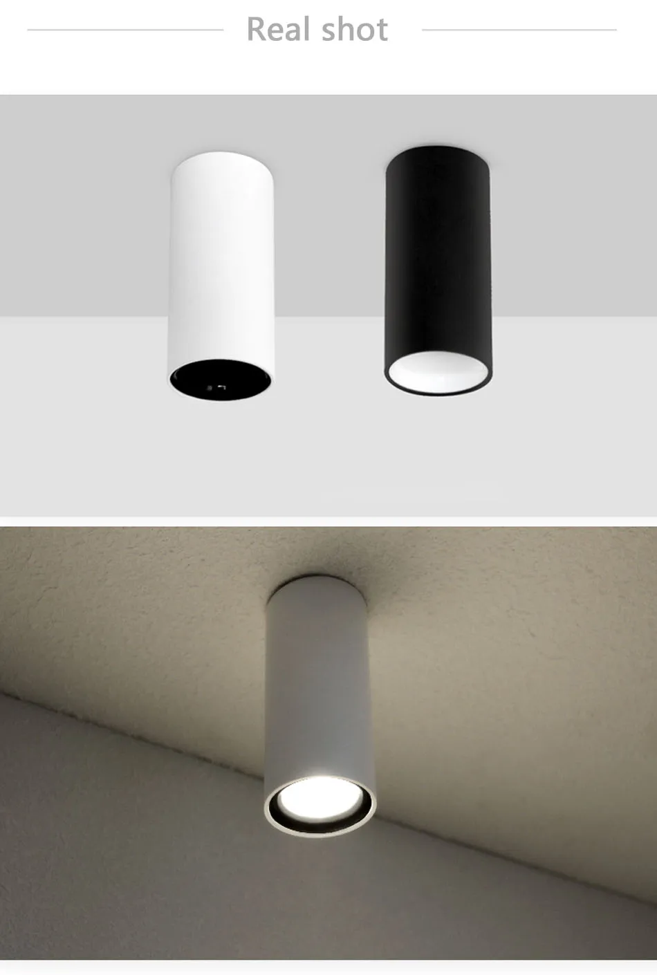 LED COB Downlights Surface Mounted 3W 5W 7W 10W Mounted Ceiling Lamps Spot Light 110V 220V hall living room Background wall