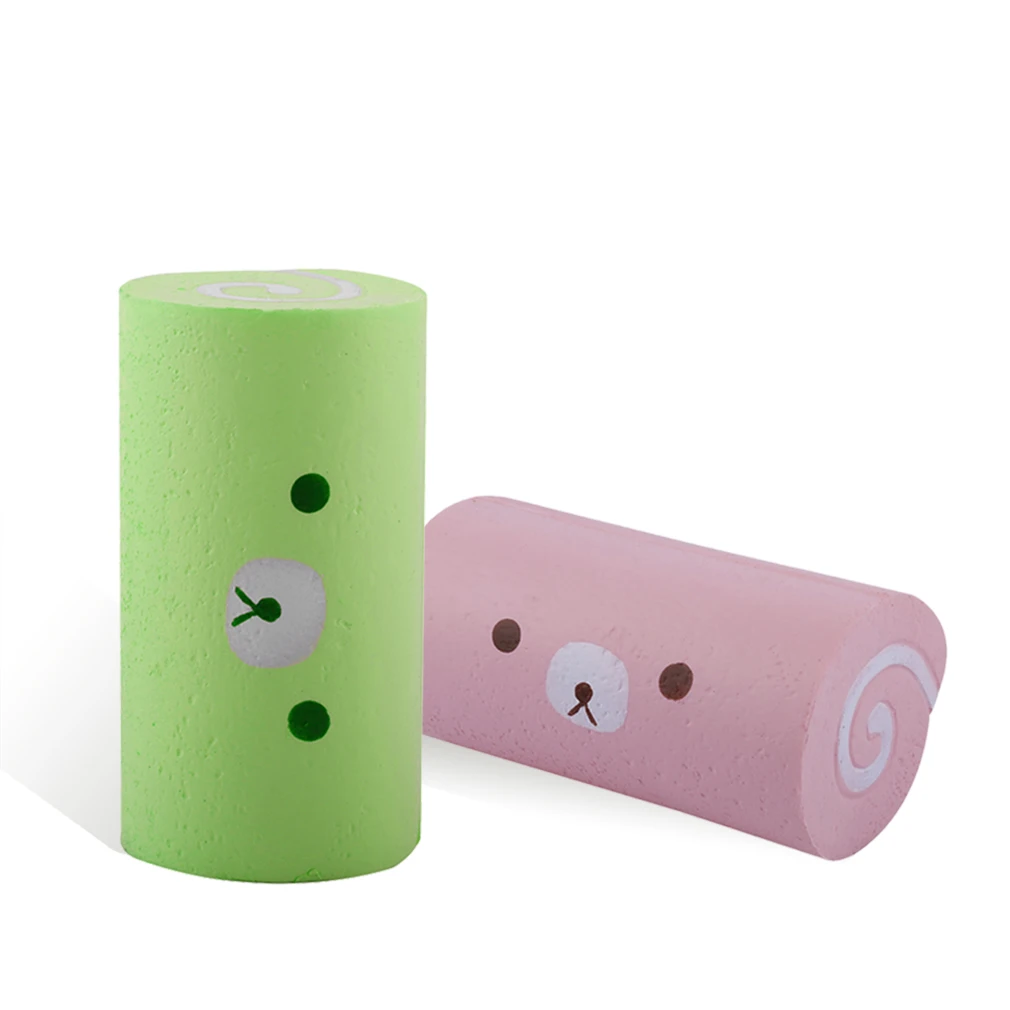 Лидер продаж! OCDAY 15 см красочные имитационный Хлеб Большой Швейцарский рулет с