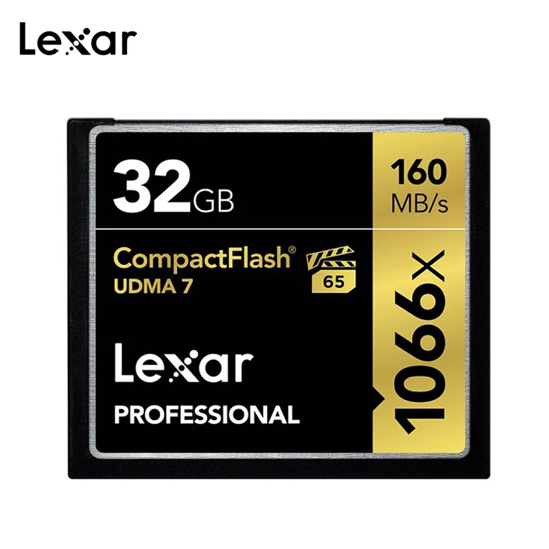 Lexar 1066x cf card 32gb 64gb 128gb tarjeta sd  memory card for compactflash capture tablet laptop 3d printer mini pc and camera