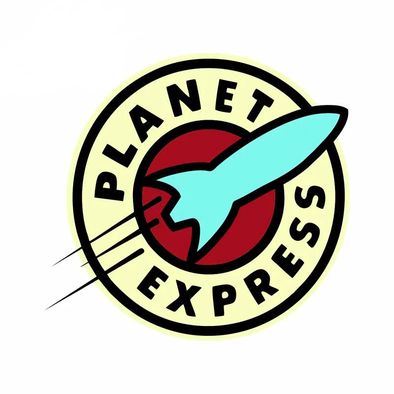 

13cm for Planet Express Personality Car Stickers Vinyl Wall Laptop Decals JDM Auto Car Assessoires