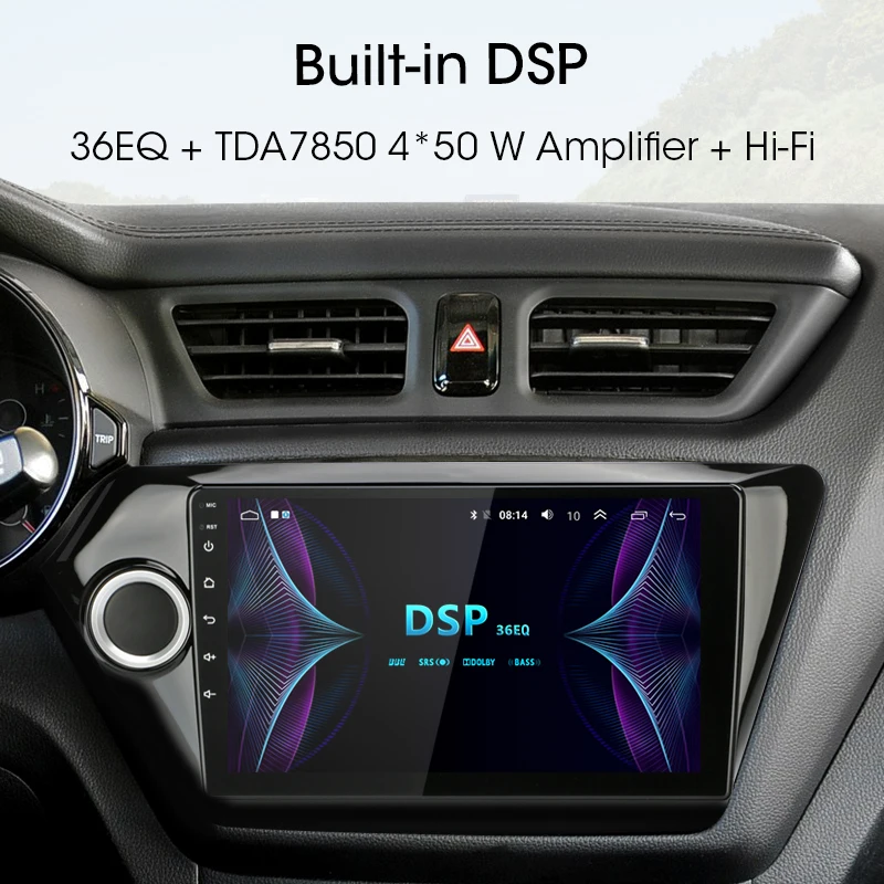 9 &quot4G wifi 2 Din Android 8 1 автомобильное радио для KIA RIO 3 2011-2016 сенсорный экран