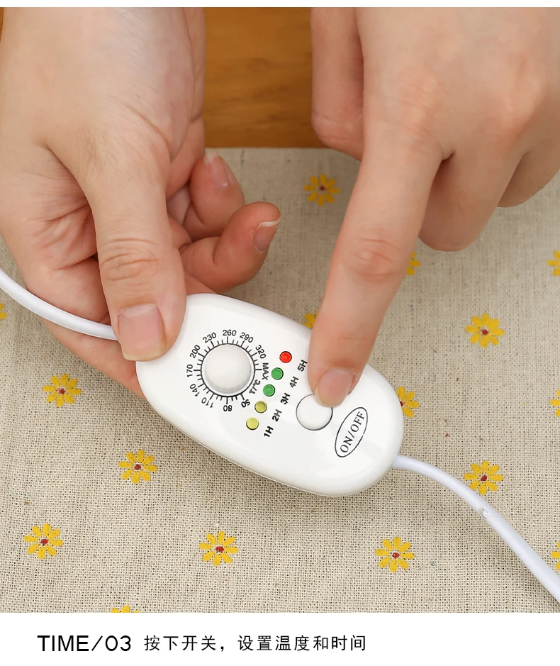 Малахит с зеленым таймером Электронная горелка для эфирного масла блок