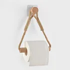 Ретро держатель рулона унитаза для ванной комнаты декоративная настенная кухонная бумажная деревянная стойка