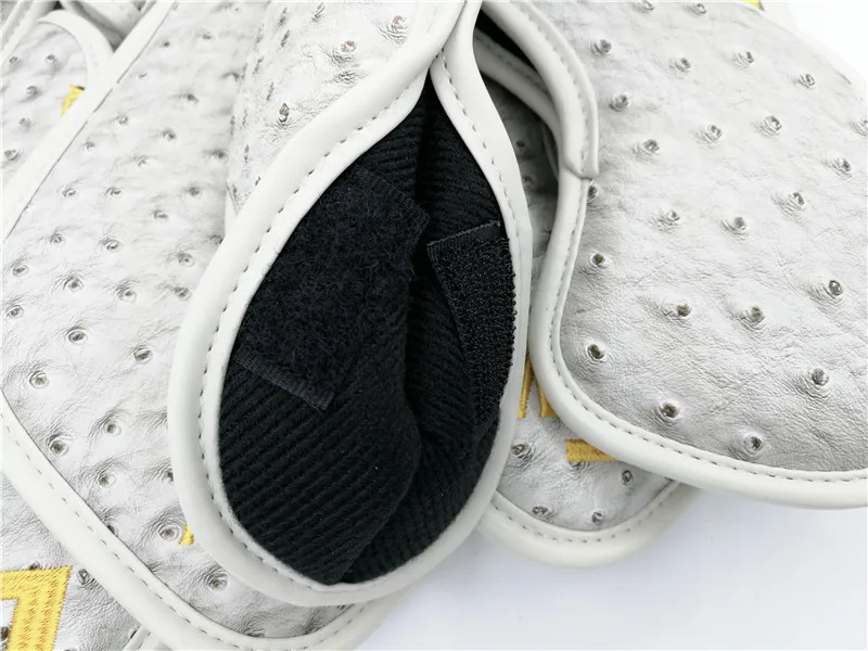 [2 вида цветов] длинные кожаные чехлы для головы гольфа из полиуретана с утюгом в