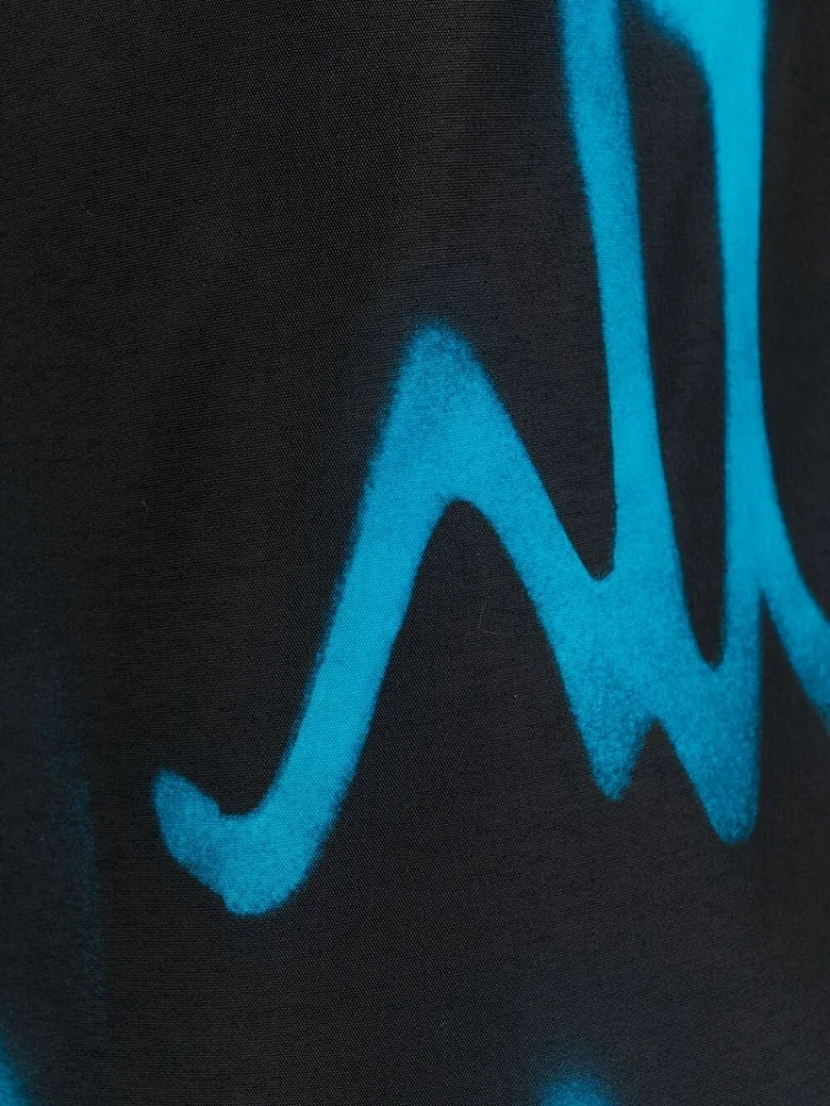 

2021 Summer New Drawstring Shorts Men's Basketball Pants Trend Loose Printing Breathable Beach Pants Stretch Sports Shorts Men