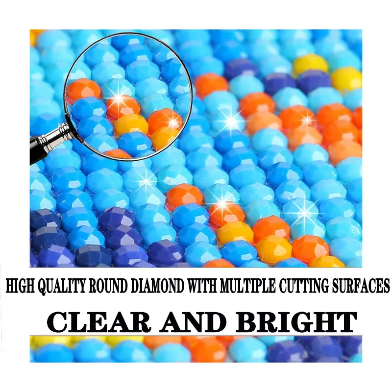 Алмазная картина полностью круглая вышивка кошка изображение животных