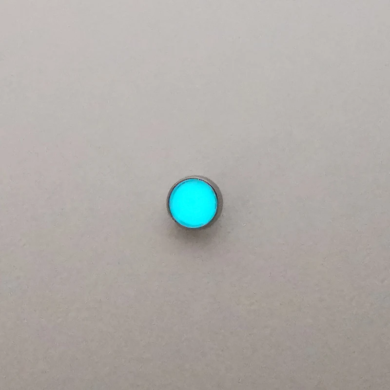 Blue Luminous Dot For Submariner Bezels 116610 126610, Watch Parts Aftermarket Replacement