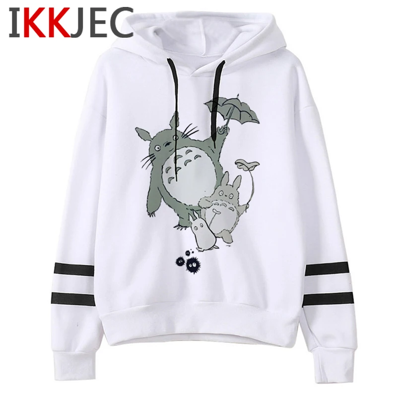 Totoro Studio Ghibli Harajuku Kawaii толстовки женские Ullzang Хаяо Миядзаки Забавный мультфильм толстовка 90s Графический милый с капюшоном Женский - Цвет: 2639