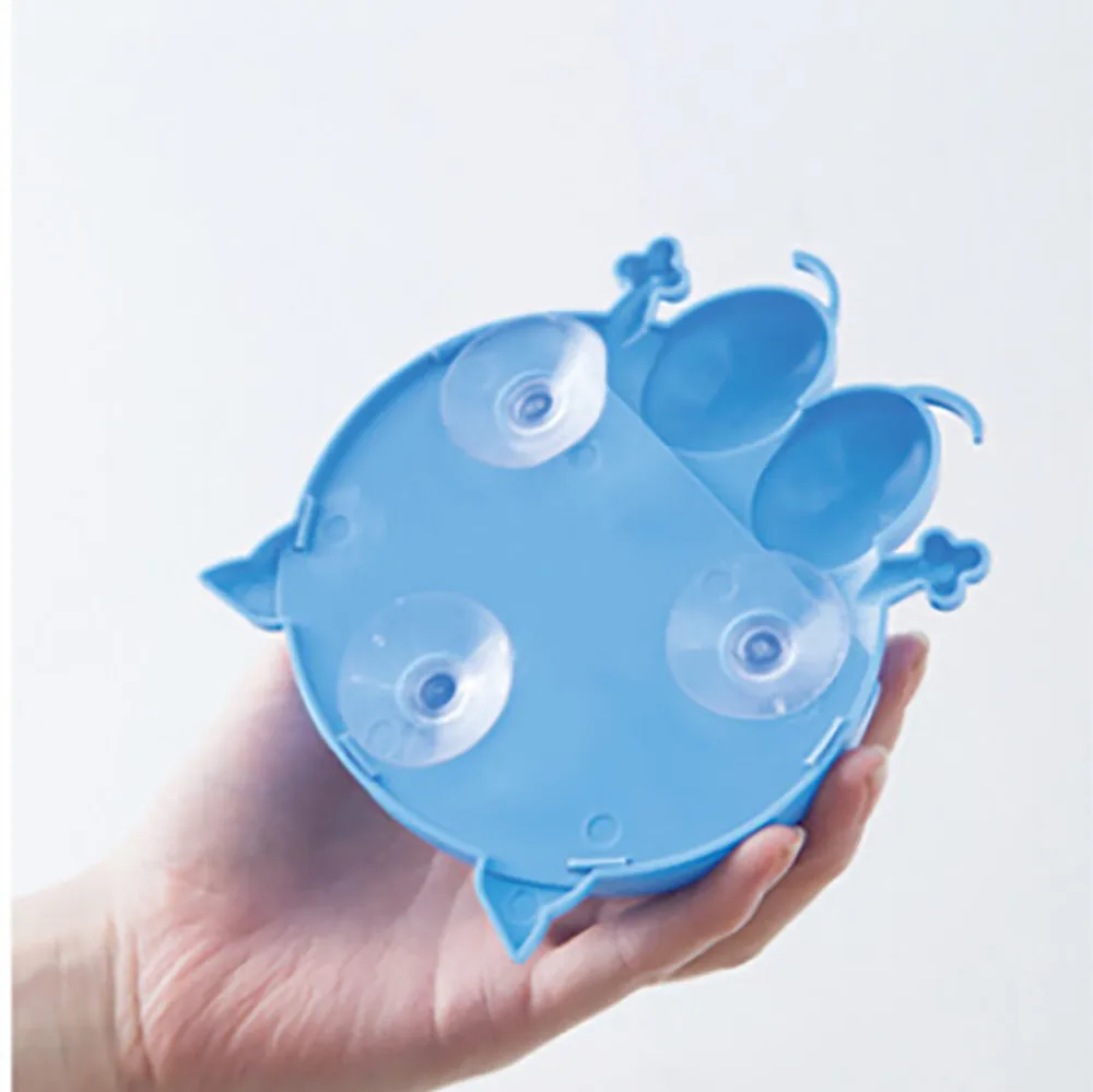 Стеновая присоска Большой Глаз лягушки Пластик Зубная щётка держатель для дома с