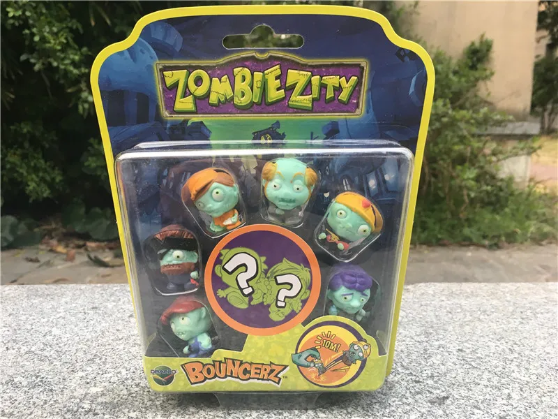 Мини фигурки зомби Zity Bouncerz 6 + 2 шт. специальный выпуск упаковка игрушек случайные