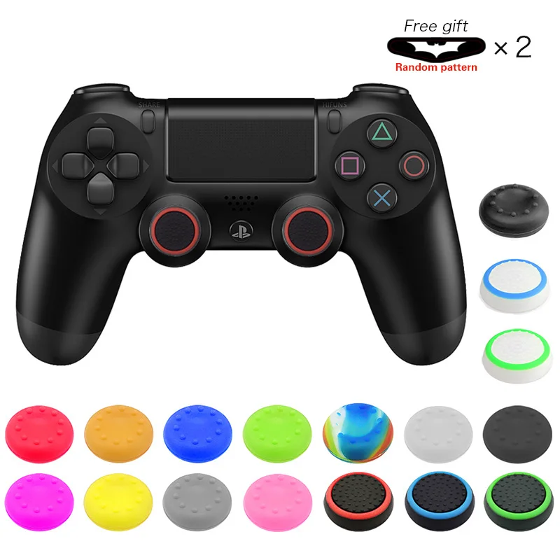 4 шт. ручки для большого пальца колпачки для playstation 4 PS4 Pro тонкие силиконовые аналоговые ручки для джойстика крышки для Xbox PS3 PS4 аксессуары