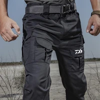 mens outdoor fishing pants breathable quick dry full length waterproof tactical hiking camping sports fishing trousers