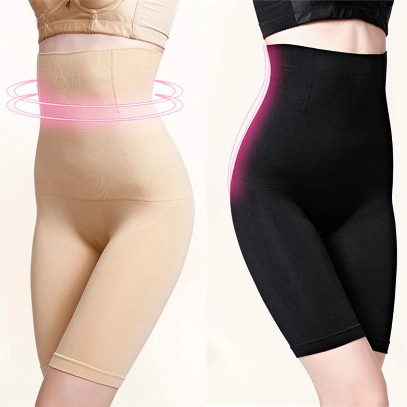 

Для женщин бесшовное корректирующее белье с высокой талией для похудения живота Управление Панталоны штаны трусы-брифы тела Корректирующе...