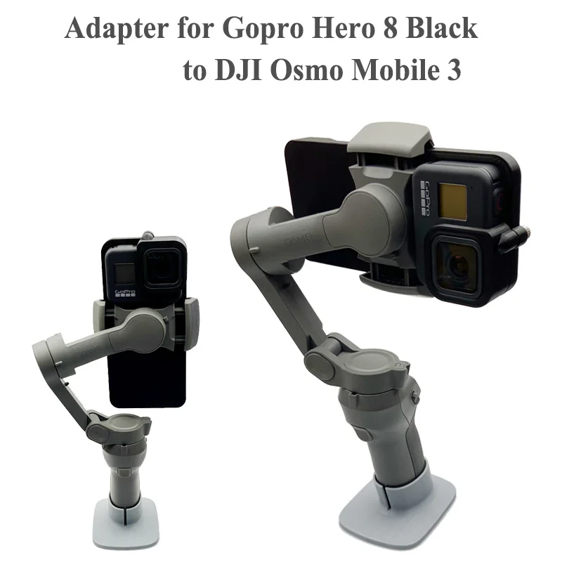 Ручной шарнирный адаптер Монтажная пластина для GoPro Hero 8 Black крепления камеры DJI Osmo