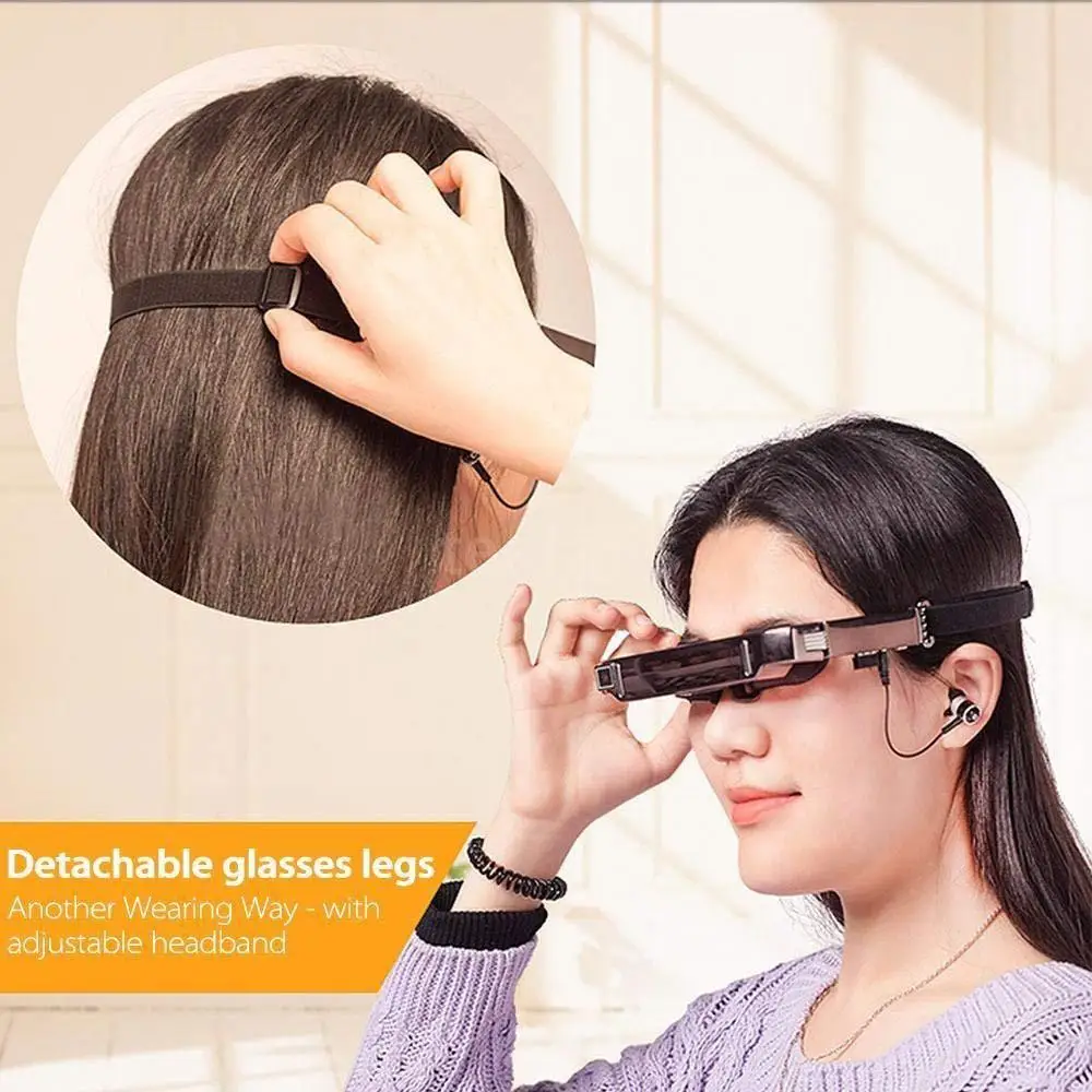 Смарт-очки Vision 800 Android Wi-Fi Широкоэкранные портативные 3D-очки для видео частный