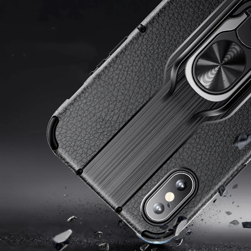 Для iPhone 11 Pro Max Xr Xs max 7 8 6S 6 Plus кейс держатель для колец Броня бампер чехол 11Pro Чехол