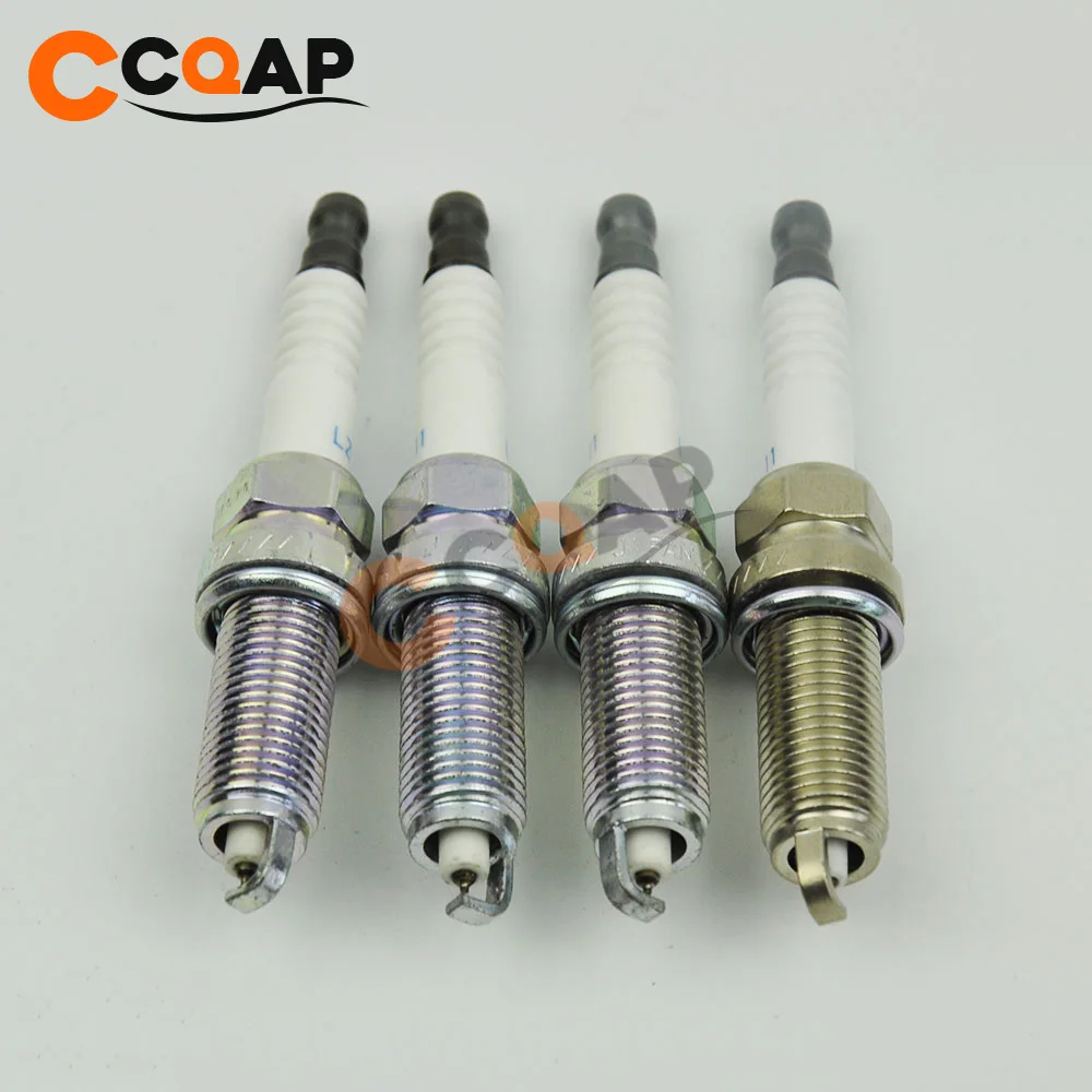 4 x 22401 CK81B покрытая платиной Свеча зажигания штекер Подходит для Nissan QASHQAI TIIDA X TRAIL