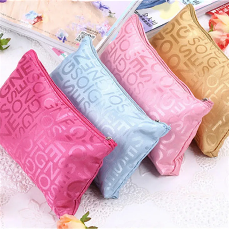 VOGVIGO Портативный косметический клатч на молнии для путешествий сумка макияжа с